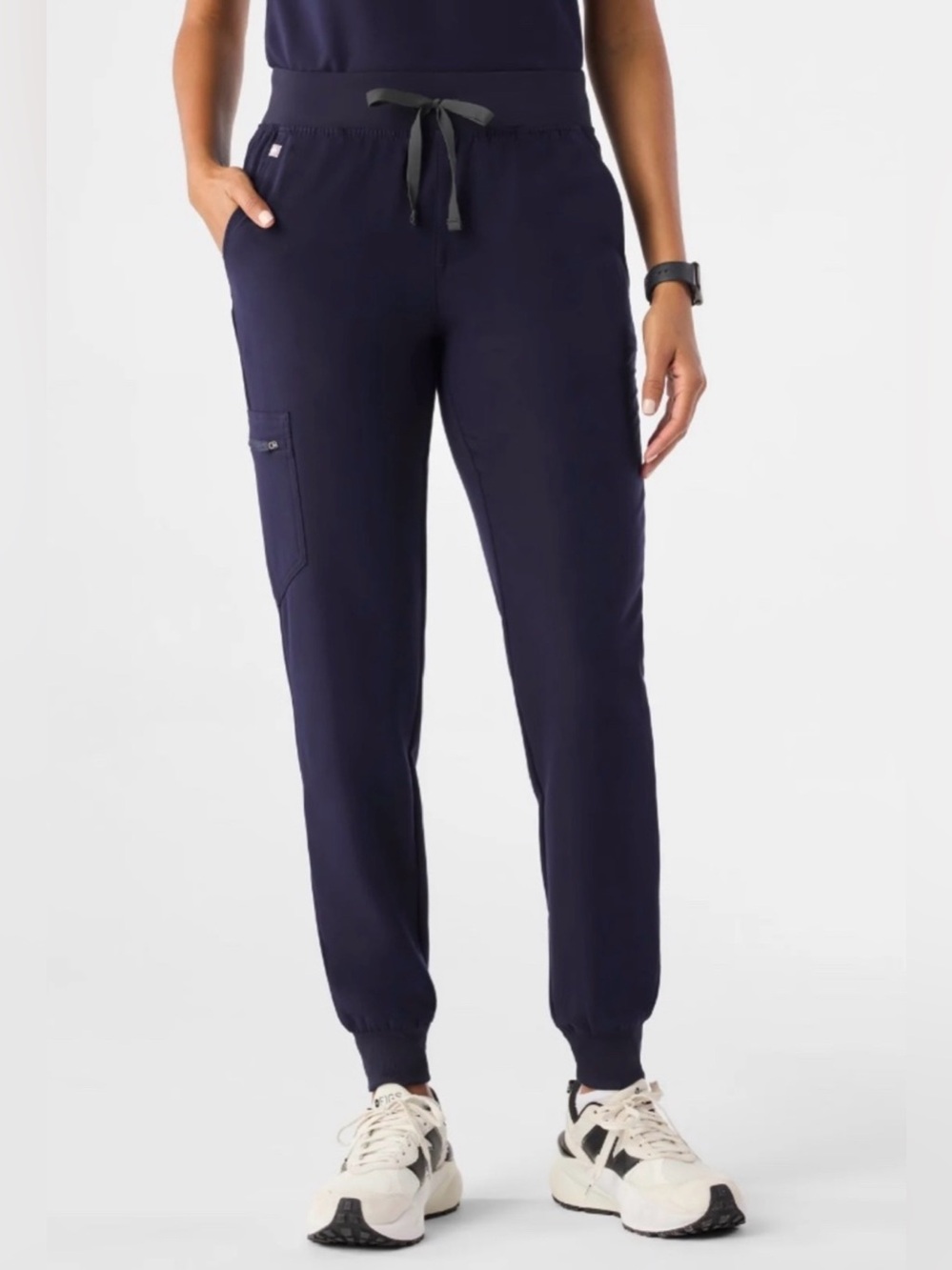FIGS Zamora Jogger Scrub Pants Navy Size S
